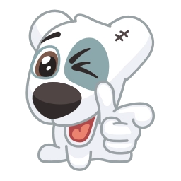 Sticker 😉 Персик и Спотти @TgEmojis