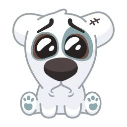 Sticker 😭 Персик и Спотти @TgEmojis