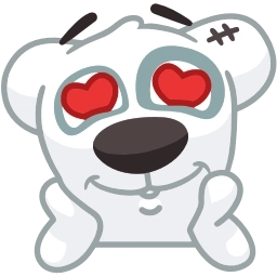 Sticker 😍 Персик и Спотти @TgEmojis