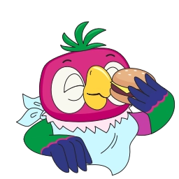 Sticker 🤩 Попугай Кеша @TgEmojis