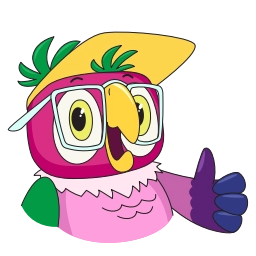 Sticker 🤩 Попугай Кеша @TgEmojis