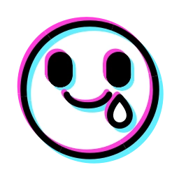 Sticker 🥲 Glitched Emoji