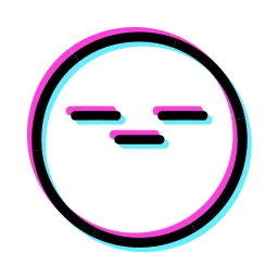 Sticker 😑 Glitched Emoji