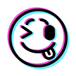 Sticker 😜 Glitched Emoji