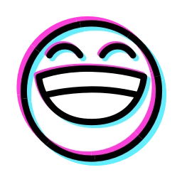 Sticker 😁 Glitched Emoji