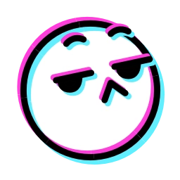Sticker 😒 Glitched Emoji