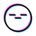 Video sticker 😑 Glitched Emoji