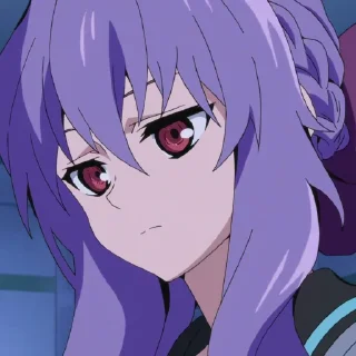 Telegram sticker 💜 Shinoa Hiragi @TodorokiShouto