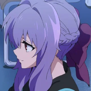Telegram sticker 💜 Shinoa Hiragi @TodorokiShouto