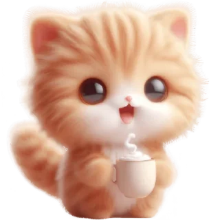 Telegram sticker 🧋 Милый Рыжик @Nyasticks