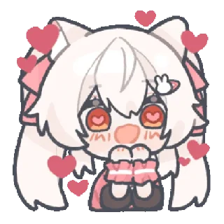 Telegram sticker 😍 明风风风 @zhaxia_cn