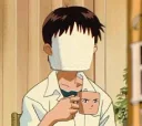 Telegram stiker 😐 GET IN THE FUCKIN ROBOT SHINJI