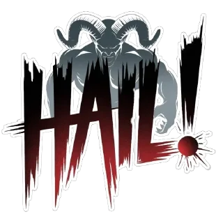 Telegram sticker 🫥 Satanic Pigs Brotherhood @TgEmodziBot