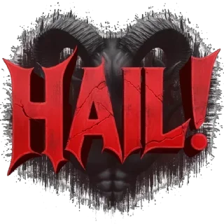 Telegram sticker 🫥 Satanic Pigs Brotherhood @TgEmodziBot
