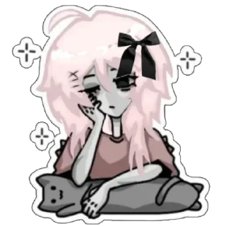 Sticker 💤 сахароза🦴🦴🦴.           @lliiiiinx