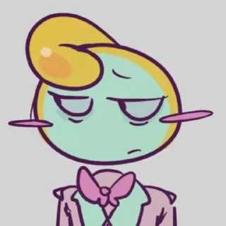 Telegram sticker 😶 зеркало с большим эго и красотой (alierwit)
