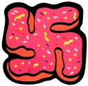 Telegram sticker 🍩 Gentle Swastika