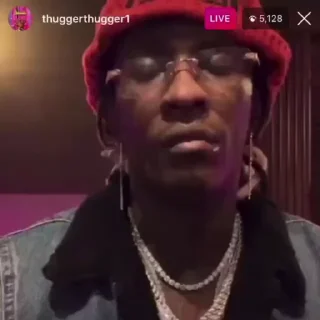 Video sticker 😐 YOUNG THUG @rapstickerz