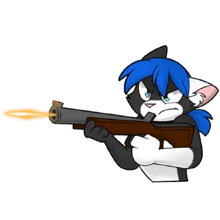 Telegram sticker 😠 Maho SFW Pack 1 @mahogato)