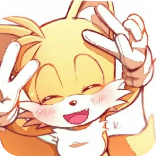 Telegram sticker 🥰 Тейлз  ::@SunAndStar_miy