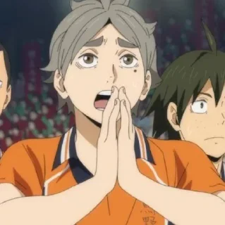 Sticker 🏐 - 𝐽𝑂𝐼𝑁 : @AHMSHY . Haikyuu