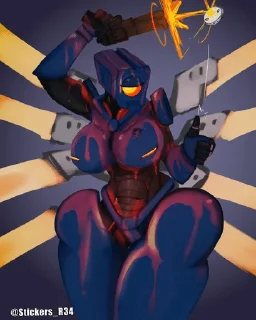 Telegram sticker 🌟 ultrakill  18+ @Stickers_R34