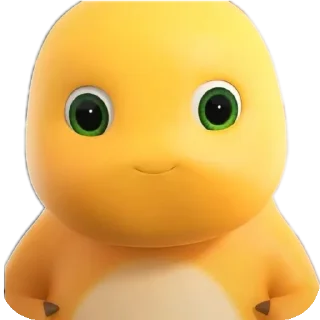 Telegram sticker 🫢 Dino kuning :: @Zincote