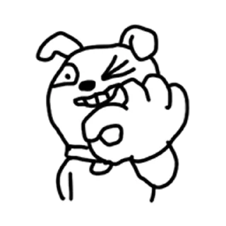 Telegram sticker 😀 연습장 탈출 프렌즈