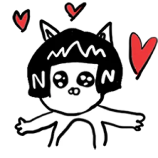 Sticker 😀 연습장 탈출 프렌즈