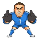 Telegram sticker 🖕 World Cup 2018