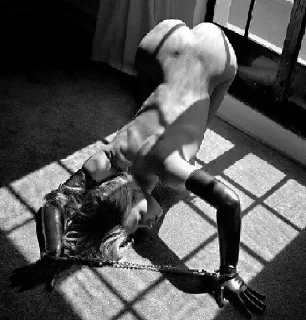 Телеграм стикер ♣️ Erotica B/W @No_mens_allowed