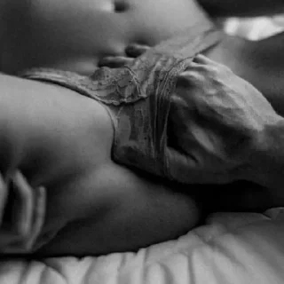 Телеграм стикер ♣️ Erotica B/W @No_mens_allowed