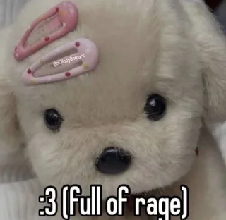 Telegram sticker 😠 bipolar cutie  @dpjorgwhwiqnaboakcign