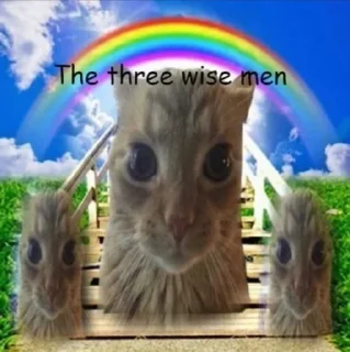 Телеграм стикер 🤯 I'm gon eat the whole world and u can't do shit