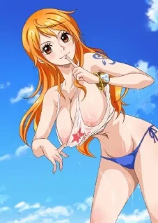 Sticker 🍑 @STKRFUK ONE PIECE🤤