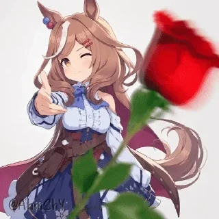 Video sticker 🌹 - ᗷY @ahMshY 𓉮 . Throwing Flowers