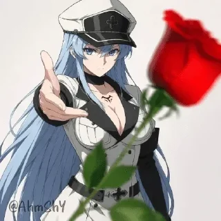 Telegram sticker 🌹 - ᗷY @ahMshY 𓉮 . Throwing Flowers
