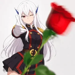 Telegram sticker 🌹 - ᗷY @ahMshY 𓉮 . Throwing Flowers