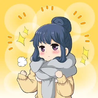 Video sticker 💪 Shima Rin - @oneesanstickers