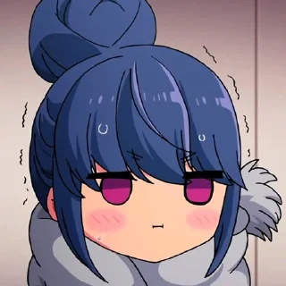 Video sticker 😖 Shima Rin - @oneesanstickers