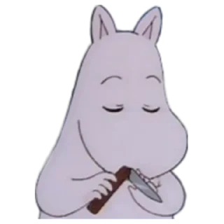 Telegram sticker 😌 👉🏻 @truecatharsis: Moomins