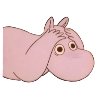 Telegram sticker 😨 👉🏻 @truecatharsis: Moomins