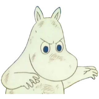 Telegram sticker 👻 👉🏻 @truecatharsis: Moomins