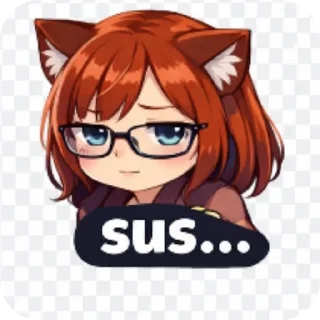 Sticker 👓 Cheekymia