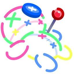 Sticker 📍 Voodoo Doll