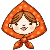 Sticker 👧 Русская_печка @TgEmodziBot