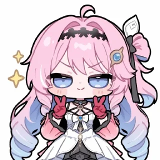 Telegram stiker 🌟 WuWa chibi (by denia fan)