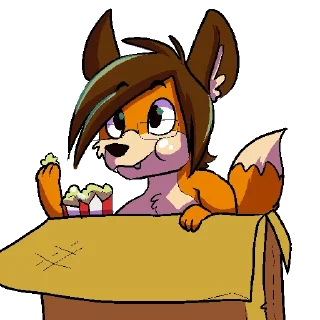 Video sticker 😊 Box Fox