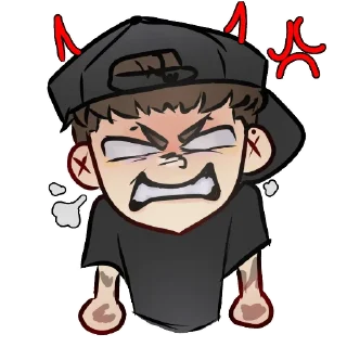 Telegram sticker 😡 ☆CMH☆ - @PRIdurovvART