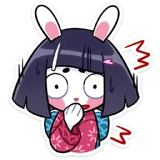 Video sticker 😳 Усагичи @stickroom